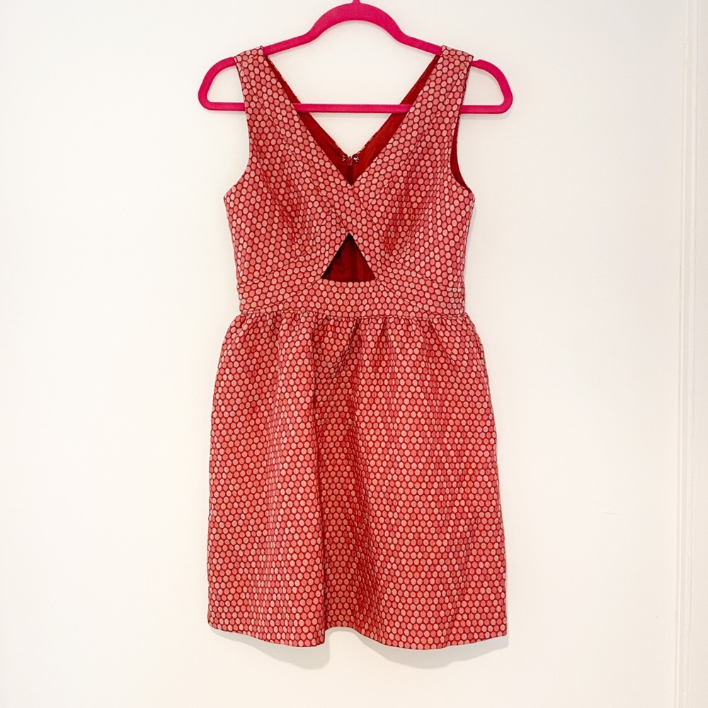 ASOS petite mini dress with keyhole detail